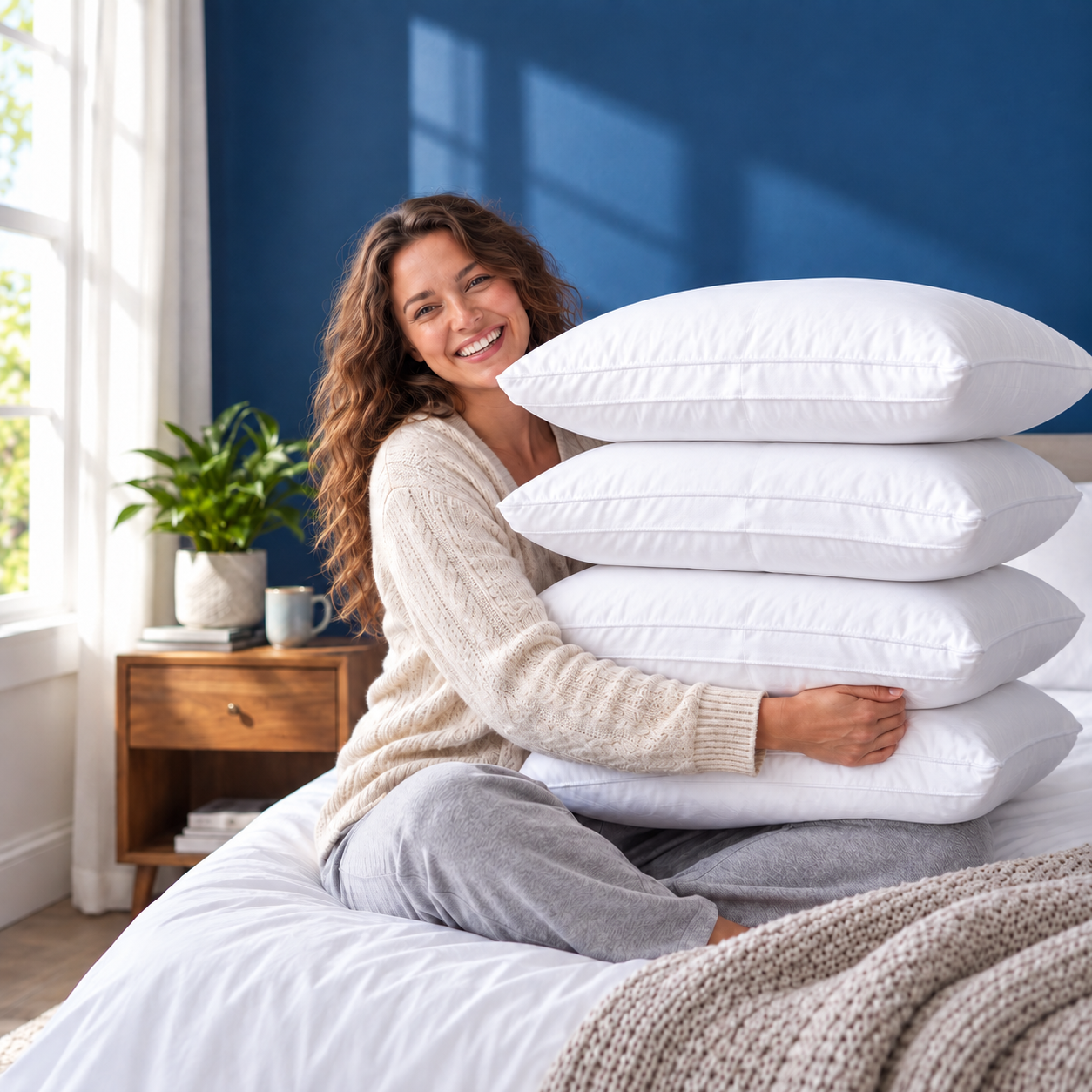 Gusseted Bed Pillows