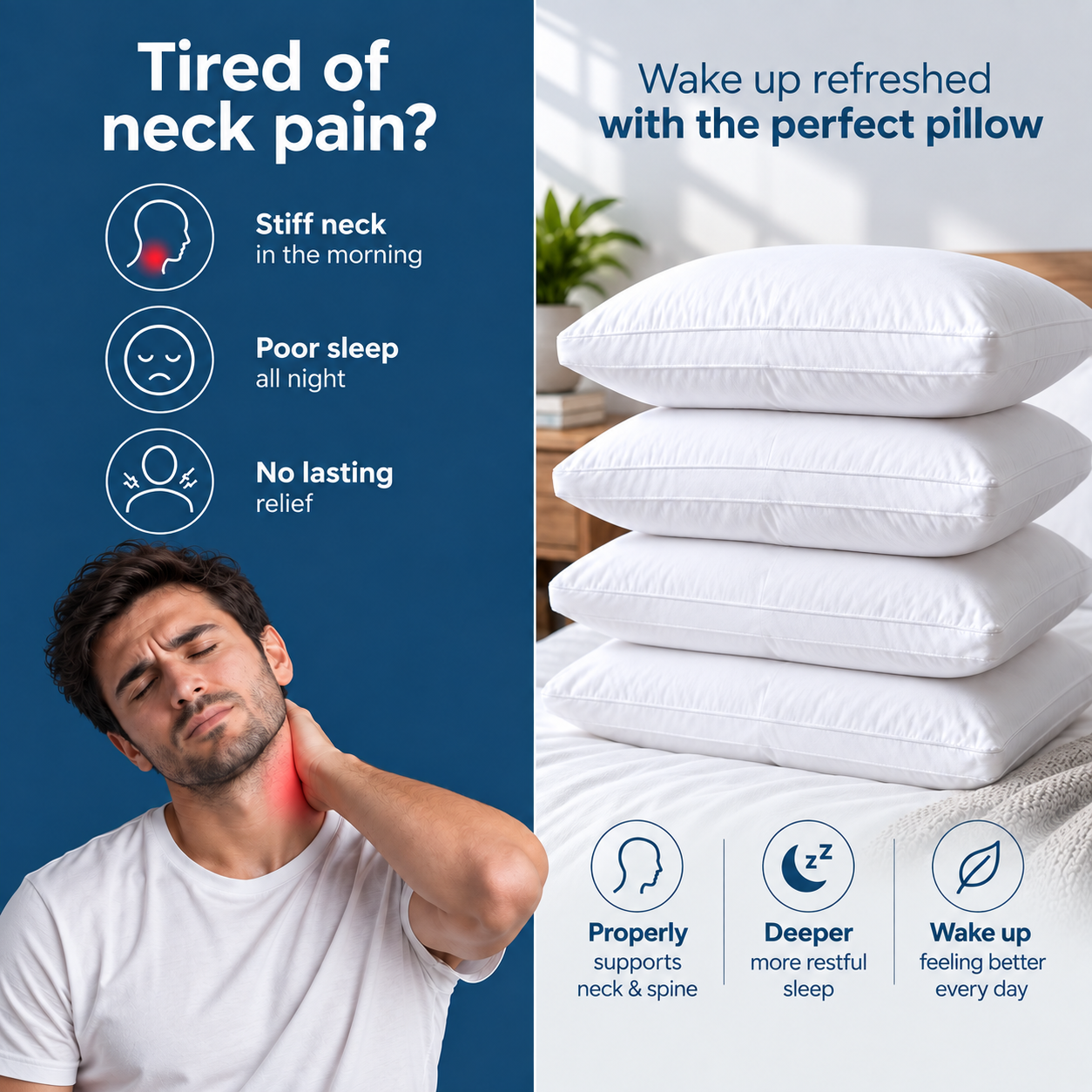 Gusseted Bed Pillows